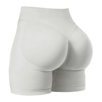 4.5''Shorts Seamless Low Ribbed Waistband Gym Shorts Scrunch Bum Yoga Shorts Booty High Stretch Running Bike Shorts
